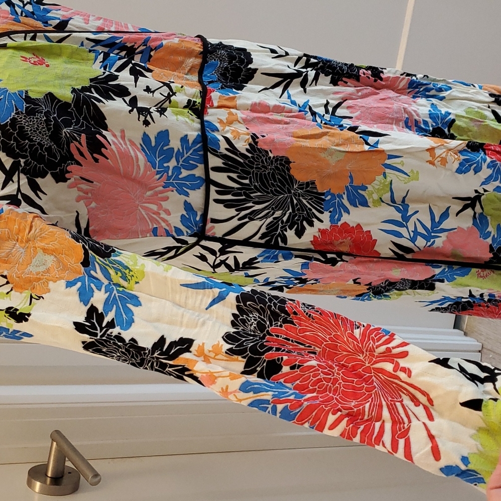 Topshop Floral Maxi Wrap Dress - Picture 4 of 11